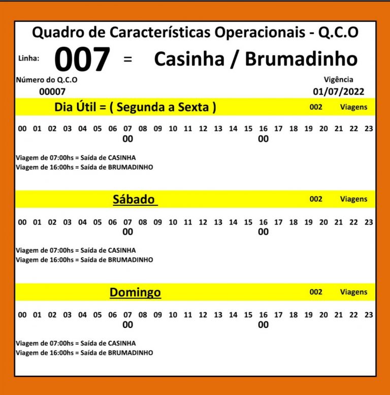 Horários de Ônibus de Brumadinho