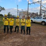 Brigadistas controlam incêndio próximo à subestação da Cemig na Jangada