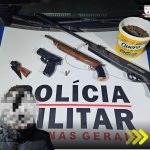 Homem é preso por violência doméstica e porte ilegal de armas