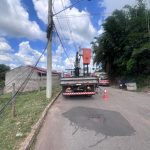 Operação realiza retirada de cabeamentos irregulares e inutilizáveis em Brumadinho