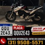 Criminosos furtam motocicleta e tentam levar outras três em Córrego do Feijão