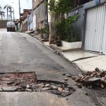 Moradores questionam buracos após intervenções da Copasa no bairro Progresso