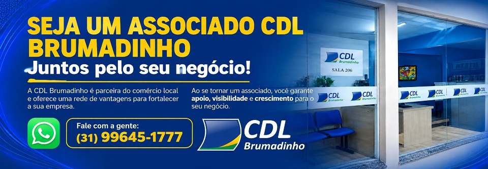 Seja um Associado CDL Brumadinho!